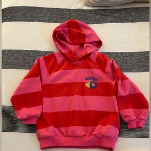 Old Navy Toddler Girls Striped Hoodie (Size 4T)